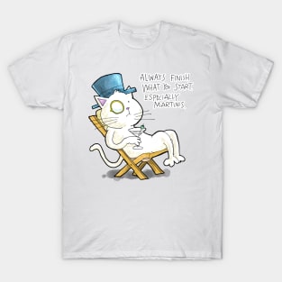 Dapper Cat - Finish what you start T-Shirt